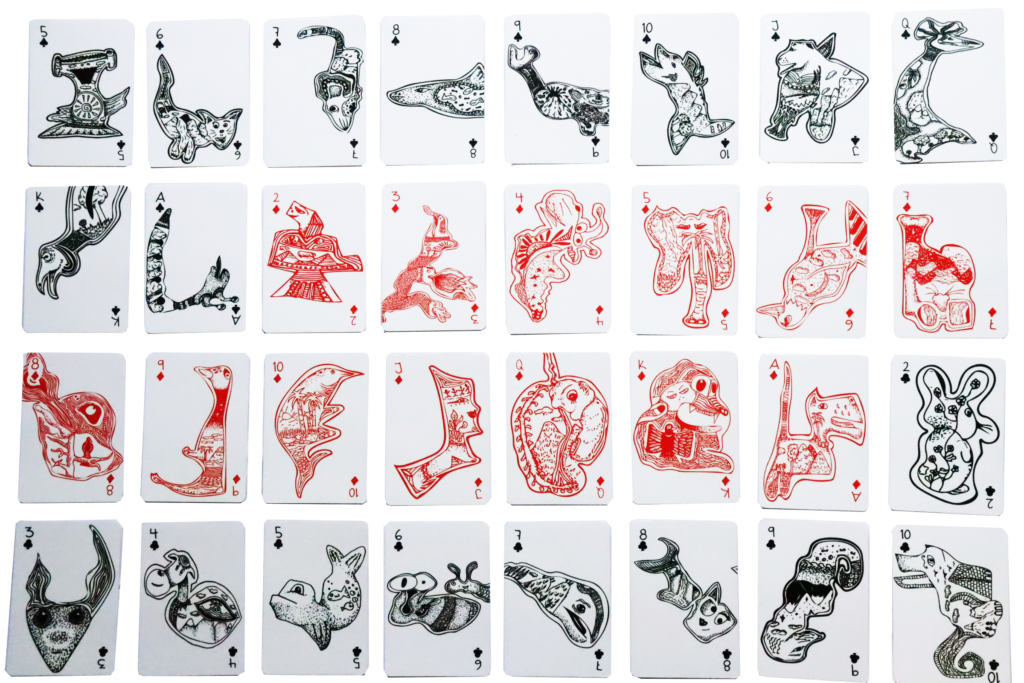 Fotografía del juego de cartas "En las Nubes"